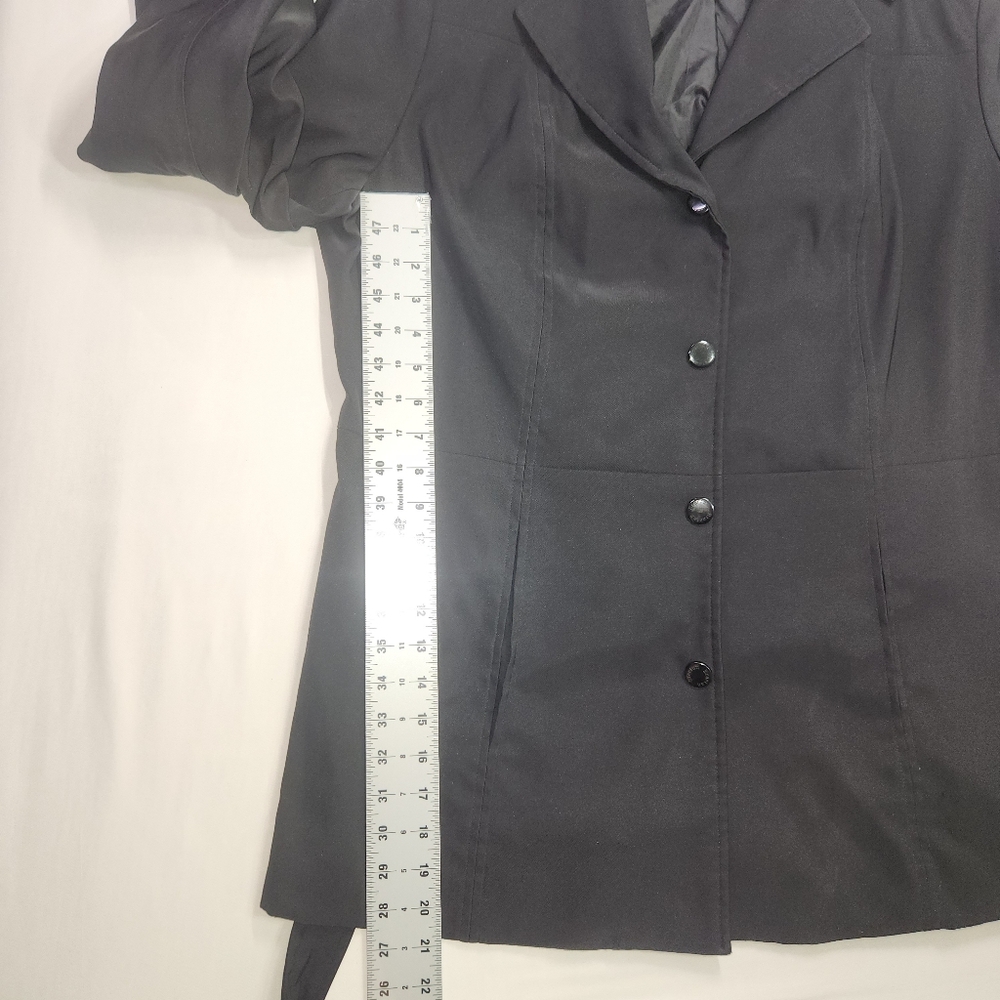 ⭐️Braetan Sleek Black Mid Length Trench Coat for Women XXL⭐️ - Picture 11 of 12